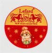 Блюдо 25 х 19,5 х 4,5 см овальное красное  LEFARD &quot;Новогодняя сказка /Совы&quot; / 225167