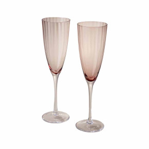 Бокалы для шампанского 290 мл 2 шт  LEFARD "Mirage purple" / 343528
