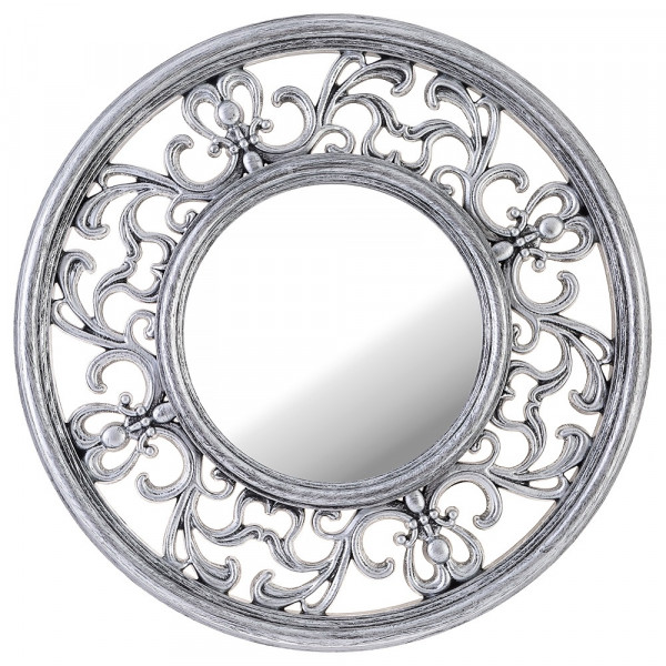Зеркало настенное 31 см круглое серебро  LEFARD &quot;ITALIAN STYLE&quot; / 188006