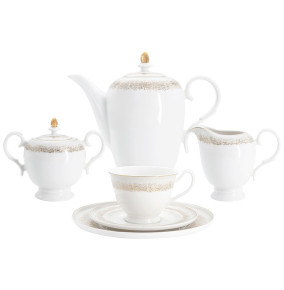 Чайный сервиз на 6 персон 21 предмет  Anna Lafarg Emily "Золотая мечта" (подарочная упаковка) / 339334