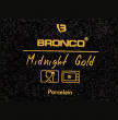 Блюдо для запекания 30 см прямоугольное с ручками  Bronco &quot;Midnight gold&quot; / 236788