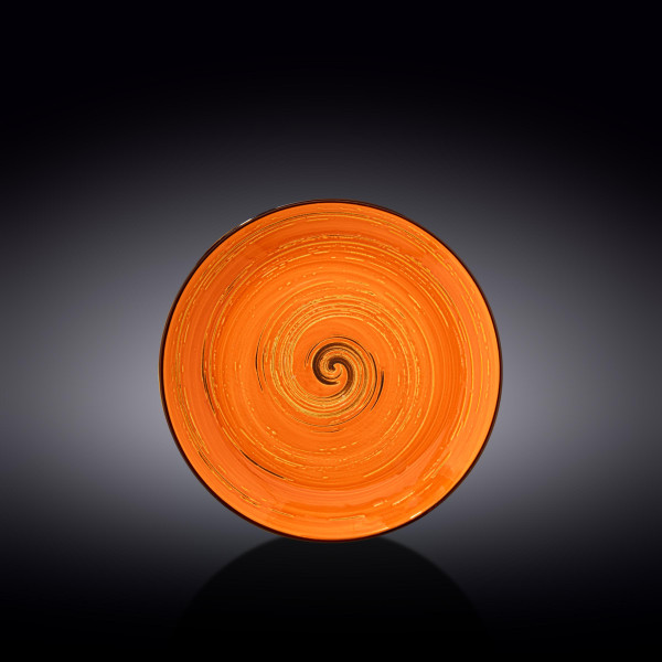 Тарелка 20,5 см оранжевая  Wilmax &quot;Spiral&quot; / 261573