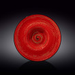 Тарелка 27 см глубокая красная  Wilmax &quot;Spiral&quot; / 261556