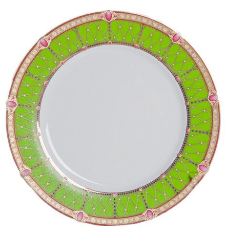 Набор тарелок 19 см 6 шт  Thun &quot;Кайро /Зелёный&quot; / 039285