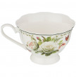 Набор чайных пар 200 мл 6 шт  LEFARD &quot;Белые розы и бабочки&quot; / 196809