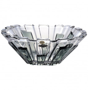Фруктовница 31 см  Aurum Crystal "Болеро /Серая" / 146001