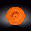 Тарелка 25,5 см глубокая оранжевая  Wilmax &quot;Spiral&quot; / 261580