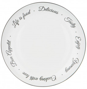 Набор тарелок на 6 персон 19 предметов (24, 21,5, 15, 19 см) с салатником  Agness "Bon appetit"  / 278159