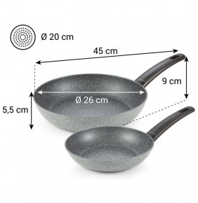 Набор сковород 2 предмета (20, 26 см) без крышек  Tescoma "FineLINE" / 276403