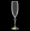 Бокал для шампанского 170 мл 1 шт  Rona &quot;Ларго /Золотая отводка&quot; / 133438