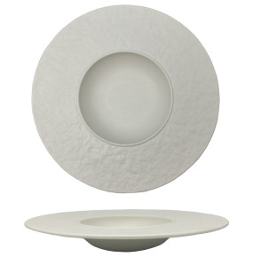 Тарелка для пасты 28 х 5 см белая матовая  P.L. Proff Cuisine "Паназия" / 343170