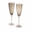 Бокалы для шампанского 290 мл 2 шт  LEFARD &quot;Mirage grey&quot; / 343527
