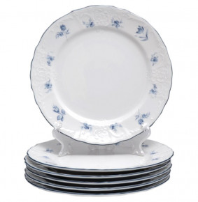 Набор тарелок 21 см 6 шт  Thun "Бернадотт /Синий цветок" / 006224