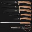 Набор ножей для кухни 8 предметов на подставке  Berlinger Haus &quot;Forest Light Brown&quot; / 135643