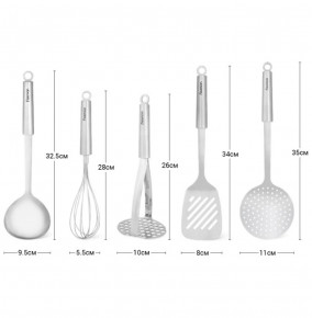 Набор кухонных инструментов 6 предметов  Fissman "Zonda" / 234206