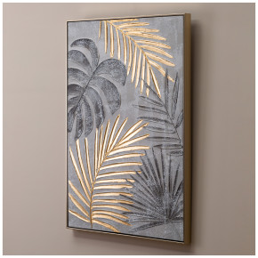 Картина 62 х 92 х 4,5 см в раме  Bronco "Пальмовые листья" / 341988