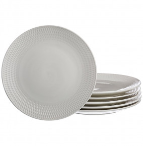 Набор тарелок 21,5 см 6 шт  LEFARD "Сетка /Без декора" / 195020