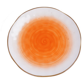 Тарелка 21 см 6 шт  P.L. Proff Cuisine "The Sun" оранжевый / 321788