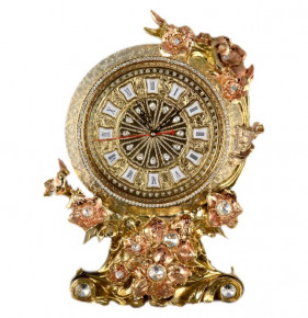 Часы 56 см каминные  Royal Classics "Цветы и стразы" / 093947