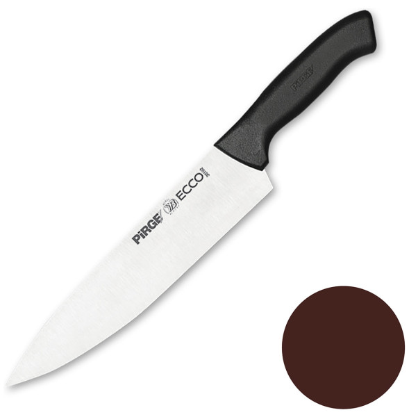 Нож поварской 25 см коричневая ручка  PIRGE &quot;Ecco&quot; / 321708