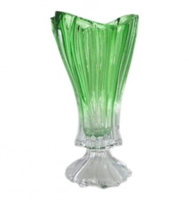 Ваза для цветов 40 см н/н  Aurum Crystal "Plantica /Зеленая"  / 132992