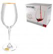 Бокалы для белого вина 410 мл 6 шт  Rona &quot;Wintime /Золотая отводка&quot; / 088028