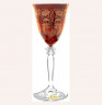 Изображение товара Бокалы для белого вина 190 мл 6 шт  Rona "Гармония /Рубин с золотыми вензелями" / 029852