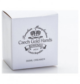 Молочник 350 мл  Porcelaine Czech Gold Hands "Луиза /Синий ситец" / 153098