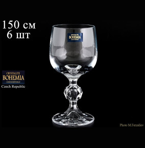 Бокалы для белого вина 150 мл 6 шт  Crystalite Bohemia "Sterna /Клаудия /Без декора" / 119767