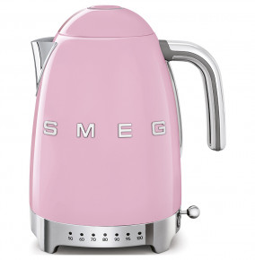 Чайник электрический 1,7 л с регулируемой температурой "Smeg /Розовый" / 222418