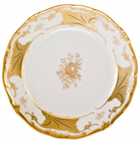 Набор тарелок 19 см 6 шт  Weimar Porzellan "Кленовый лист /Белый" / 015612