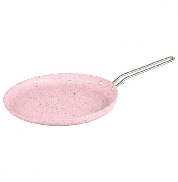 Сковорода блинная 24 см антипригарное покрытие розовая  O.M.S. Collection &quot;GRANITE SINGLES SERIES&quot; / 295592