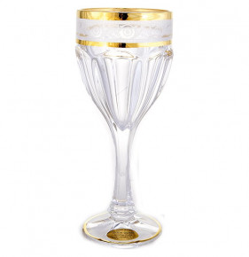 Бокалы для красного вина 290 мл 6 шт  UNION GLASS "Сафари /Цветочный кант /золото" / 151519