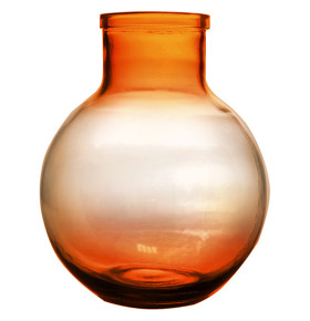 Ваза для цветов 31 см оранжевый градиент  SAN MIGUEL "Aran" (инд.упаковка) / 323133