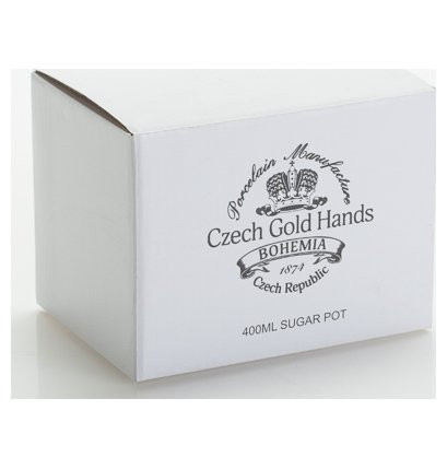 Чайный сервиз на 6 персон 15 предметов  Porcelaine Czech Gold Hands &quot;Луиза /Синий ситец&quot; / 153096