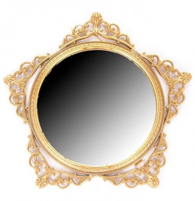 Зеркало настенное 34 х 32 см латунь  ALBERTI LIVIO & C S.A.S. "Звездочка /A.Livio" / 163487