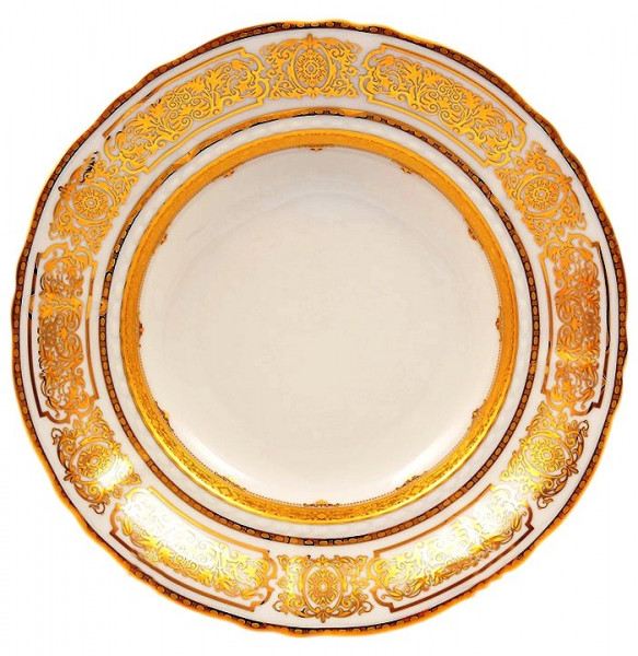 Набор тарелок 23 см 6 шт глубокие  Leander &quot;Соната /Золотая роскошь&quot; / 147215