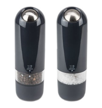 Набор мельниц для соли и перца 17 см электрические черный кварц  Peugeot &quot;Alaska Duo&quot; / 224273