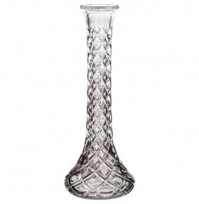 Ваза для цветов 9,5 х 25 см  Alegre Glass "Diamant smoky" / 289084