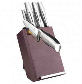 Набор ножей для кухни 8 предметов на подставке с ножеточкой  Berlinger Haus "Kikoza Collection" / 135762