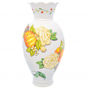 Ваза для цветов 37 см  Artigianato Ceramico by Caroline "Artigianato ceramico /Апельсин и роза" / 228361
