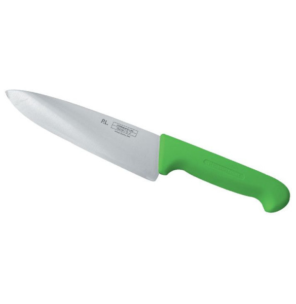 Шеф-нож 20 см  P.L. Proff Cuisine &quot;PRO-Line&quot; зеленый / 316413