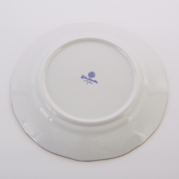 Набор тарелок 22 см 6 шт глубокие  Weimar Porzellan &quot;Кленовый лист /Белый&quot; / 053823