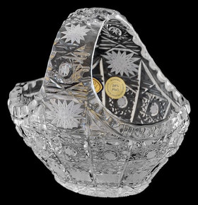 Корзинка 15 см  Aurum Crystal "Хрусталь резной" / 034946