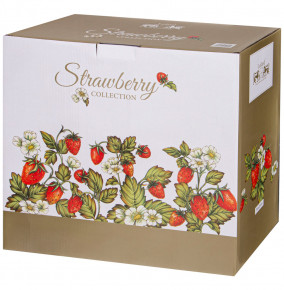 Чайный сервиз на 6 персон 14 предметов (без молочника)  LEFARD "Strawberry" / 303169