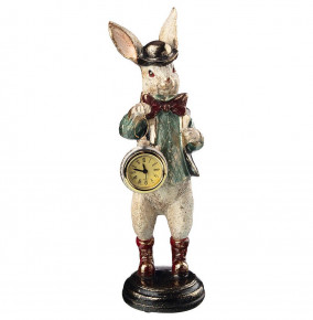 Фигурка с часами 12 х 10 х 30 см  LEFARD "Английская коллекция /Кролик" / 227465