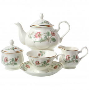 Чайный сервиз на 6 персон 15 предметов  Royal Classics "Цветочная феерия" / 137046