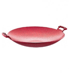 Сковорода-вок 40 см без крышки антипригарное покрытие красный  O.M.S. Collection "TURKISH WOK & PANS" / 284098
