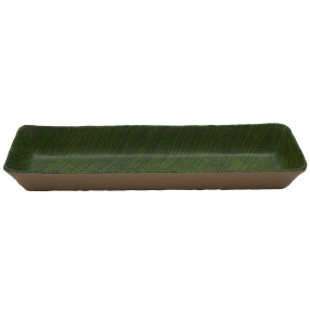 Блюдо 53 х 16,2 х 6,5 см прямоугольное  P.L. Proff Cuisine "Green Banana Leaf" GN 2/4 / 320464