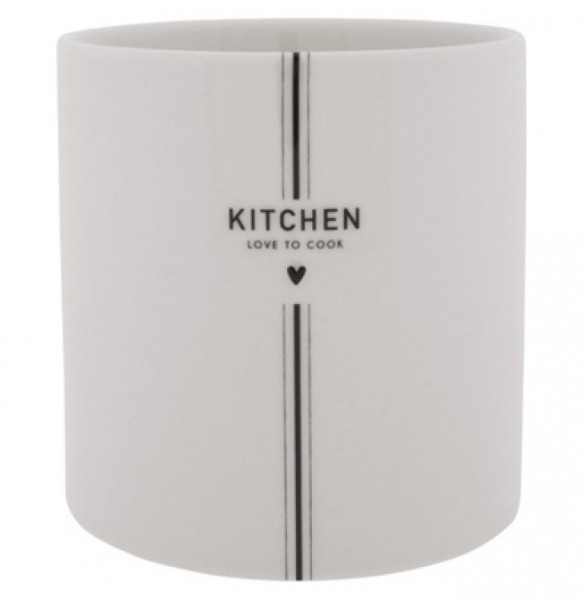 Подставка для кухонных принадлежностей 14,5 x 14,5 см  Мята &quot;White KITCHEN in black&quot; / 308926